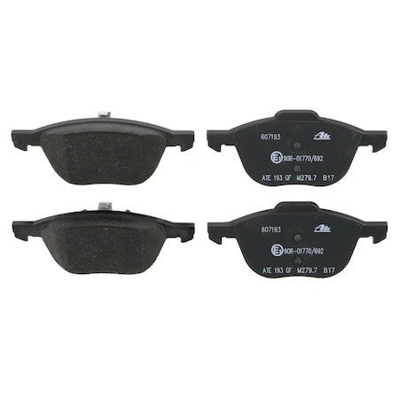 Ate Brake Pad Set, 607193 607193